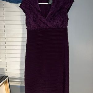 Kathy Robert’s size 10 eggplant color dress